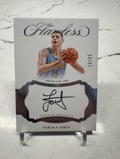 2016-17 Panini Flawless Premium Ink  Nikola Jokic On Card Auto 16/25 Nuggets 
