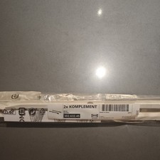 2x KOMPLEMENT DRAWER RUNNER 58cm BRAND NEW IKEA 302.632.45