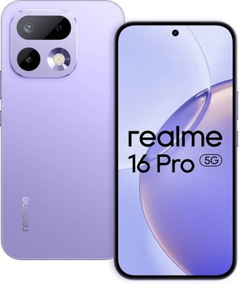 realme 16 Pro 5G (Purple, 256GB 12GB RAM) Dimensity 7300 Max Gobal Version.