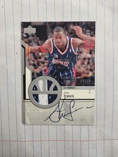 2003-04 UD BASKETBALL STEVE FRANCIS AGJ30 GAME JERSEY AU ROCKETS NBA 96/100