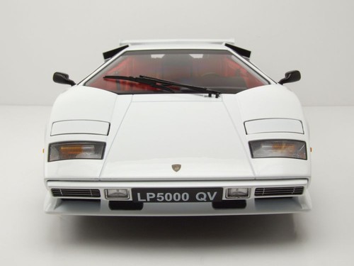 Lamborghini Countach LP 5000S QV 1985 blanco modelo coche escala 1:12 KK - Imagen 7 de 10