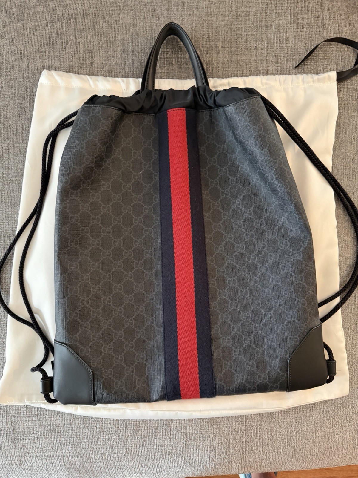 Gucci GG Supreme Backpack Drawstring - image 1