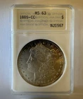 1885-CC Morgan Silver Dollar $1 ANA MS63 ~ Key Date ~ Free Shipping