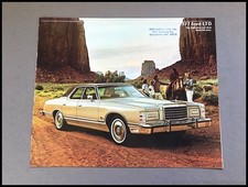 1977 Ford Ltd And Landau 12-page Vintage Car Sales Brochure Catalog