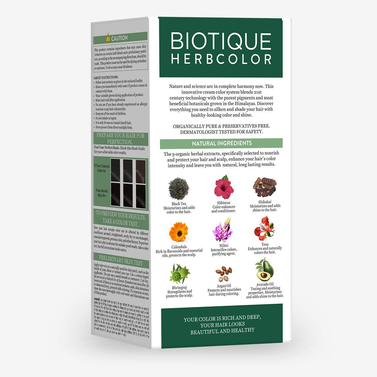 Biotique Bio Herbcolor Conditioning Hair Color, 50g + 110ml