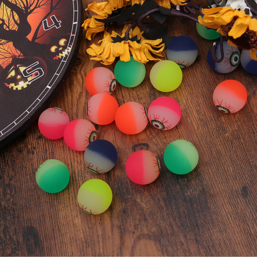 20pcs Bounce Balls Eyeball Toys Kids Party Favors Childs Toy Eyeball