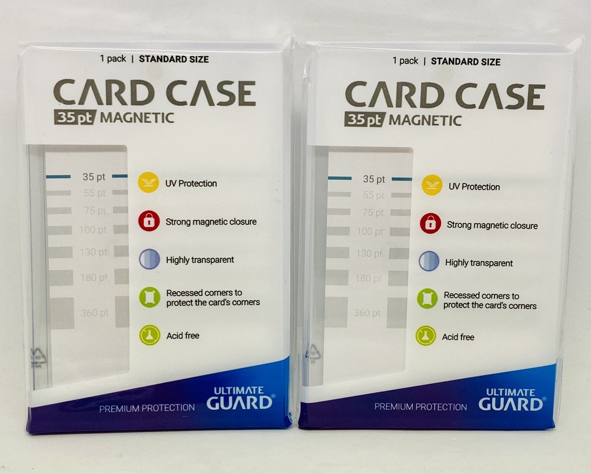 2x 35 Pt Ultimate Guard Magnetic Card Case - Standard Size - TCG POKEMON 2x 35 Pt Ultimate Guard Magnetic Card Case - Standard Size - TCG POKEMON