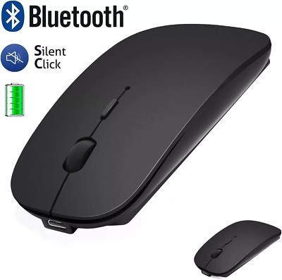 Maus Kabellos USB Wireless Mouse Computer Notebook Laptop Funkmaus Aufladbar