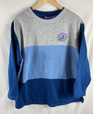 Vintage Bently Plus Sweatshirt XL Extra Large Vtg Sweater Floral Colour Block
