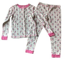 Cuddl Duds Youth Girl Thermal Long Sleeve Shirt Pants Set Size L Large VGUC b1