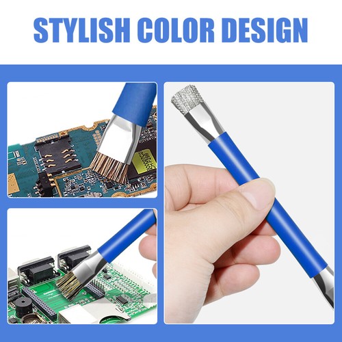 2 Pcs Motherboard Cleaning Brush for Electronics Repair Double Sided Edges - Photo 4 sur 12