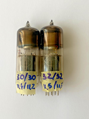 6N6P ~= ECC99 ~= E182CC Matched Pair Fryazino NEW Boxed Anode NEW Strong