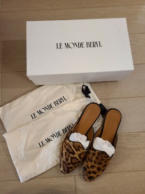 Le Monde Beryl Venetian Mule Calf Hair sz 38 - practically new 