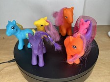 Vintage My Little Pony Lot Hasbro Lot of 6 SEE VIDEO