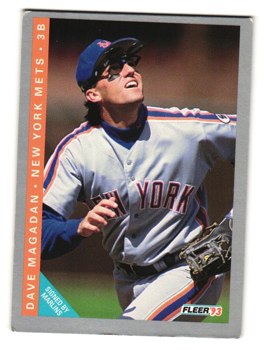 1993 Fleer New York Mets Baseball Card #477 Dave Magadan | eBay