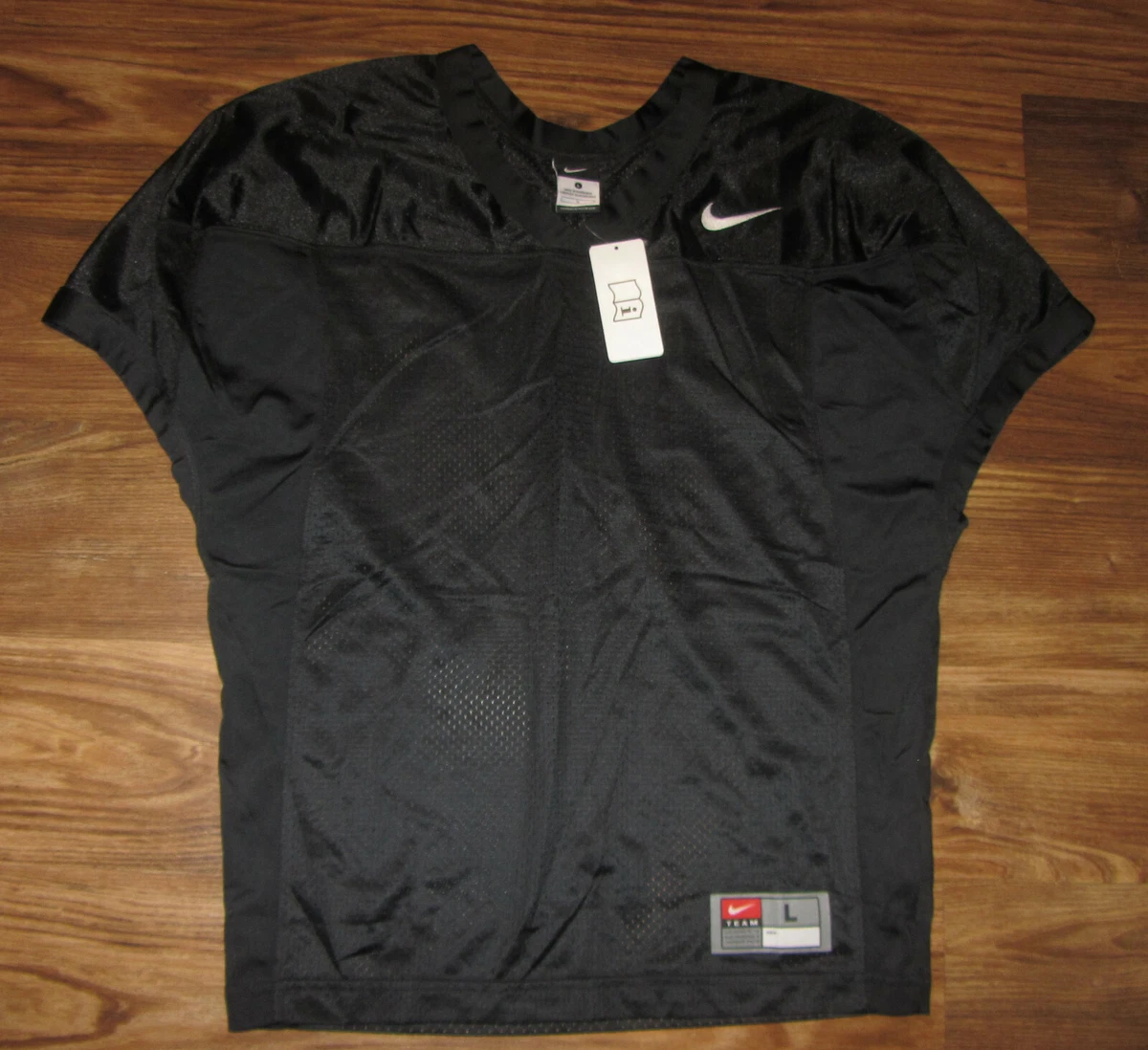 Nike Team Football Team Jersey, Black, Nylon, L, New | eBay