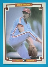 1984 Donruss Champion #38 Steve Carlton Philadelphia Phillies Jumbo Baseball 