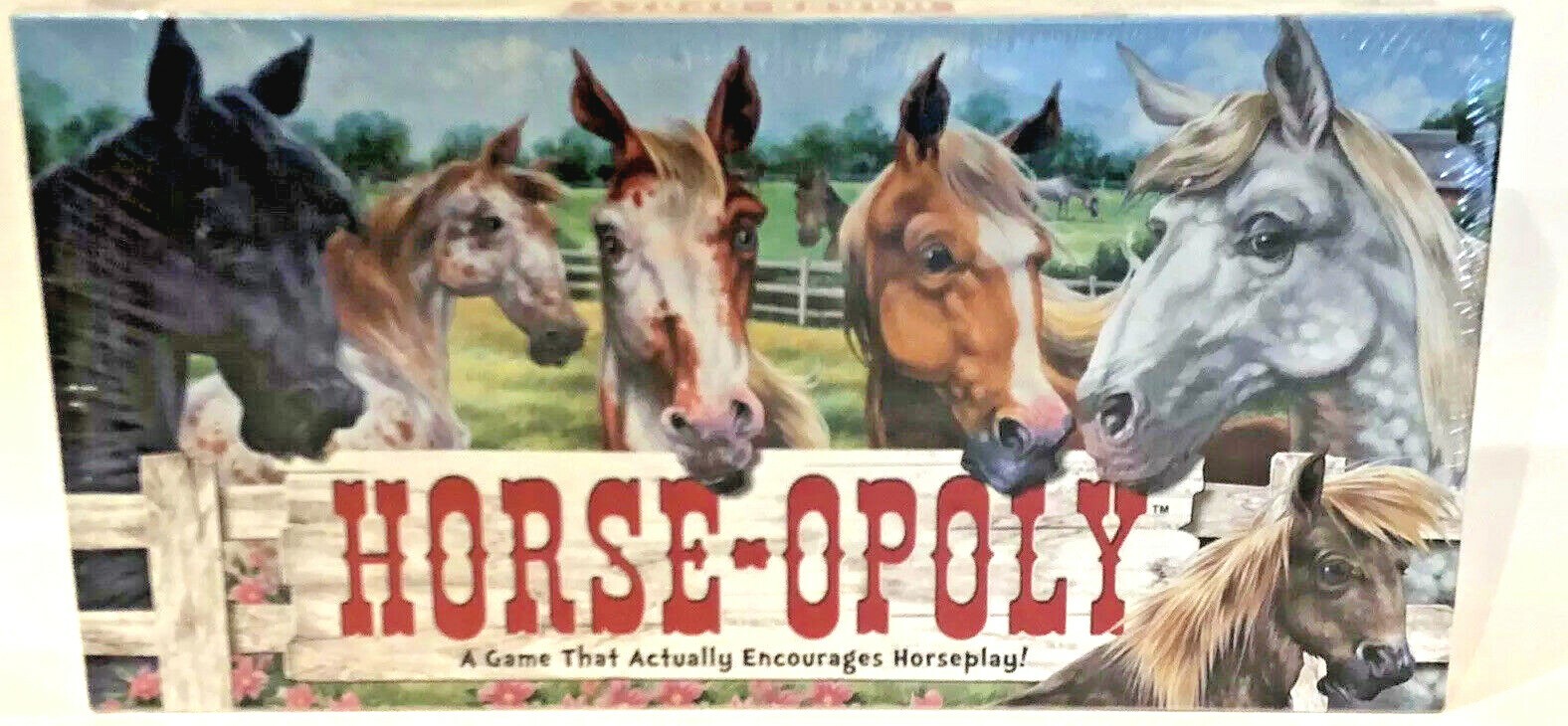 Horse Opoly Monopoly Type Board Game Saddle Boot Oats Shoe Fly Trailer Tokens