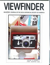 Viewfinder Leica Quarterly Journal First Quarter 2000 033017lej