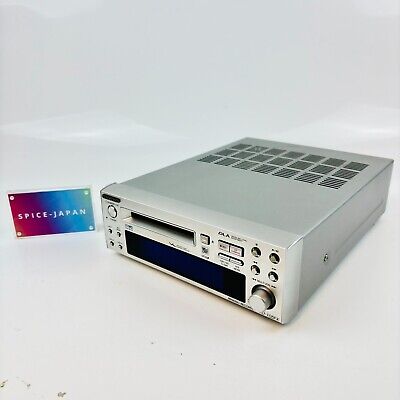 ONKYO MDデッキ MD-105AX Onkyo MD-105AX MiniDisc Recorder Player MD Deck Silver Good