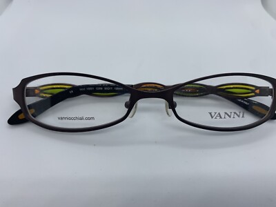 NEW VANNI OCCHIALI V9501 C306 BRONZE  COLORED TEMPLES METAL 50/17/1135 MM