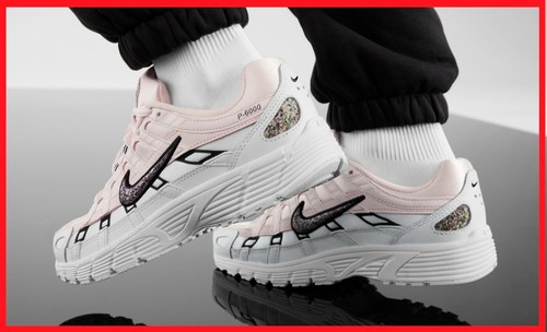 Scarpe Da Ginnastica Donna Nike P-6000 SE Sneakers Nero Bianco Rosa Ragazza  41 | eBay