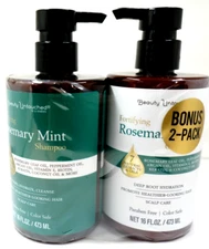 Beauty Untouched Mint Rosemary Fortifying Shampoo & Conditioner 16 fl oz Each