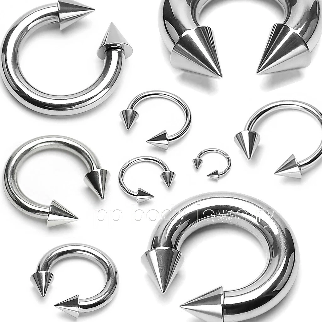 Spiked horseshoe deals septum ring