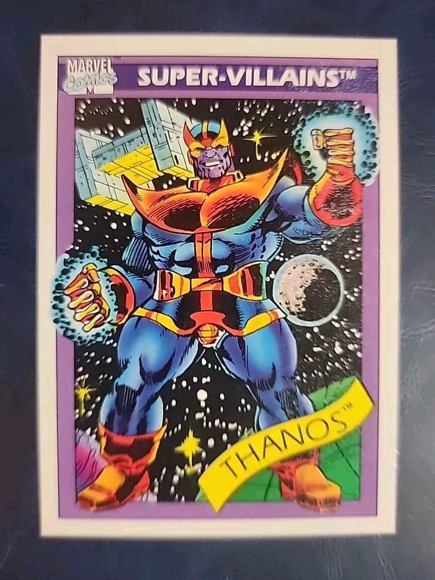 Thanos 1990 Impel Marvel Universe Series 1 #79 Super-Villains