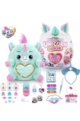Zuru Rainbocorns Unicorn Rescue Magic Peel & Reveal Hearts - über 25 Überraschungen