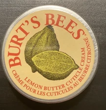 Burt's Bee Lemon Butter Cuticle Cream (Sealed)  0.3oz / 8.5g