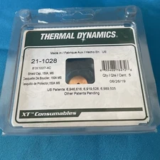 Thermal Dynamics 21-1028 Shield Cap, 150A, Ms, 5 Pack
