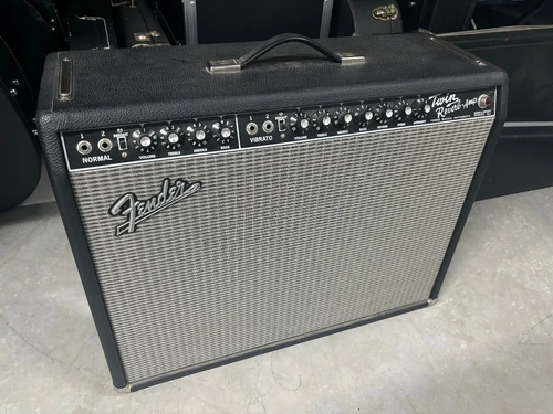 Mint Fender 65 ReIssue Black Face Twin Reverb Tube Guitar Amplifier w/ New Cover