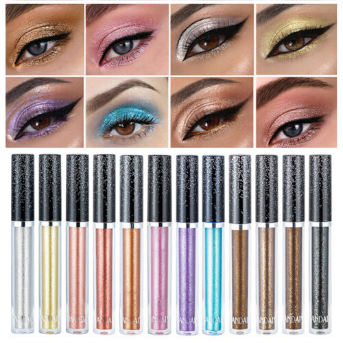 Glitter Diamond Face Highlighter Liquid Eyeshadow Shiny Eyeliner Pearlescent New - Picture 1 of 24