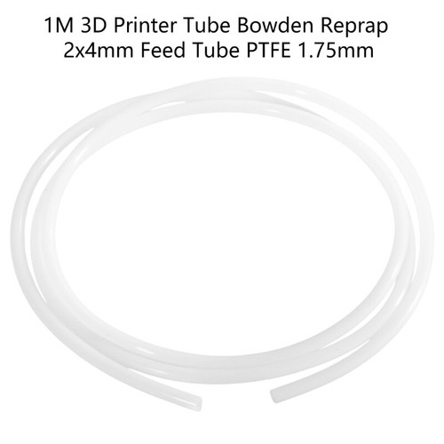 1M 3D Printer Tube PTFE Tube 2x4mm Feed Tube 3D Printer Replacement Parts - Afbeelding 7 van 8