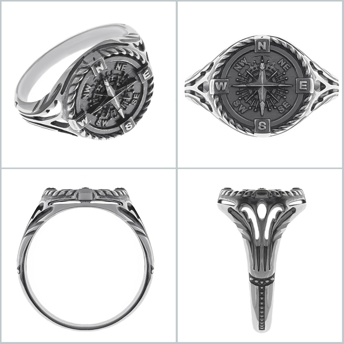 Bague Homme En Plaque Argent Sterling - Taille 62 - Neuve Avec étiquettes - Style Moderne Et épuré