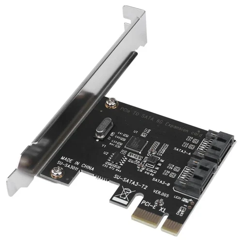 PCI Express PCIe to SATA III 2-Port 6Gbps Expansion Controller Adapter Card