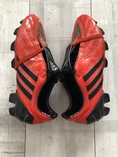 Adidas Predator Powerswerve FG Fantasy Football Cleats Red US10 1/2 UK10