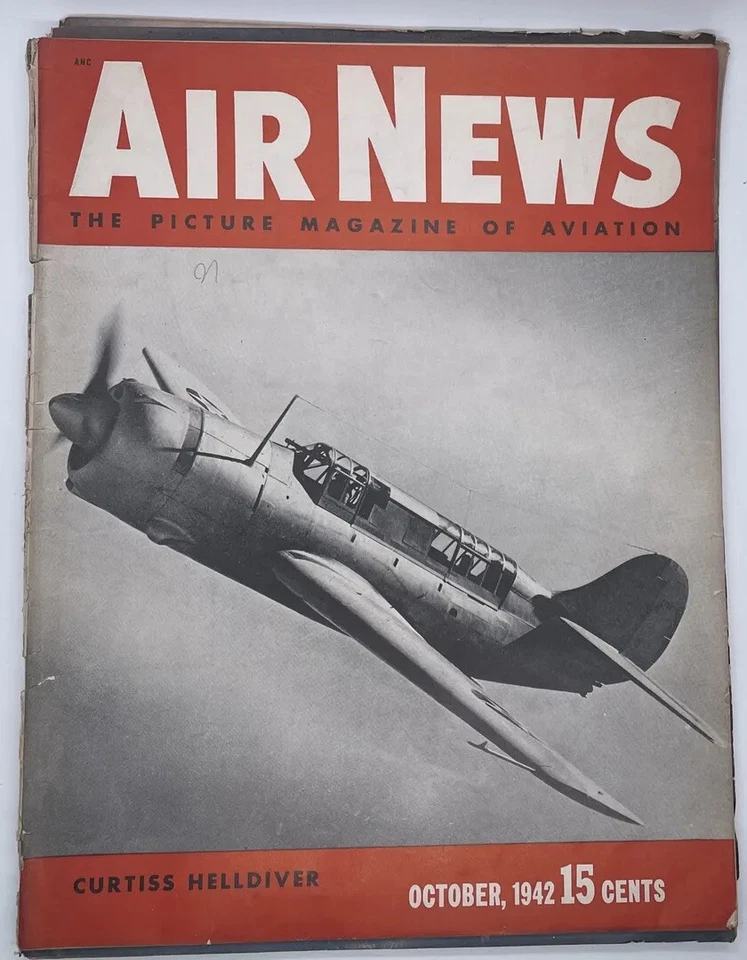 5 Vintage Air News Magazine's 1942 & 1943 W/4 FREE CLEVELAND ADS - Image 4 of 4