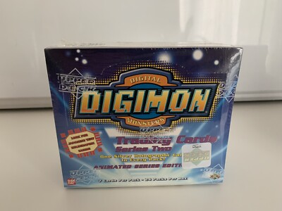 1x Digimon Trading Cards Animated Series Two (2) Booster Box / Display - Sealed 