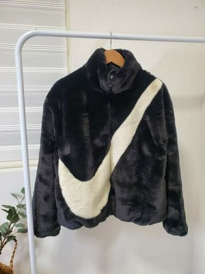 nike fur jacket womens