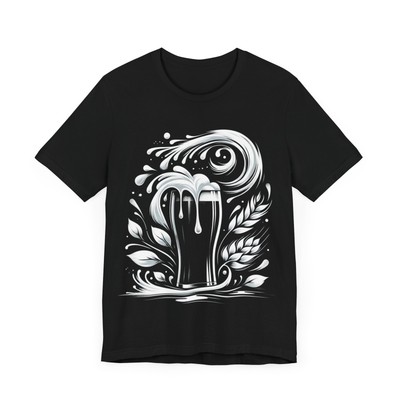 Dark Ale Whirl: Stout Style Tee for Beer Lovers!