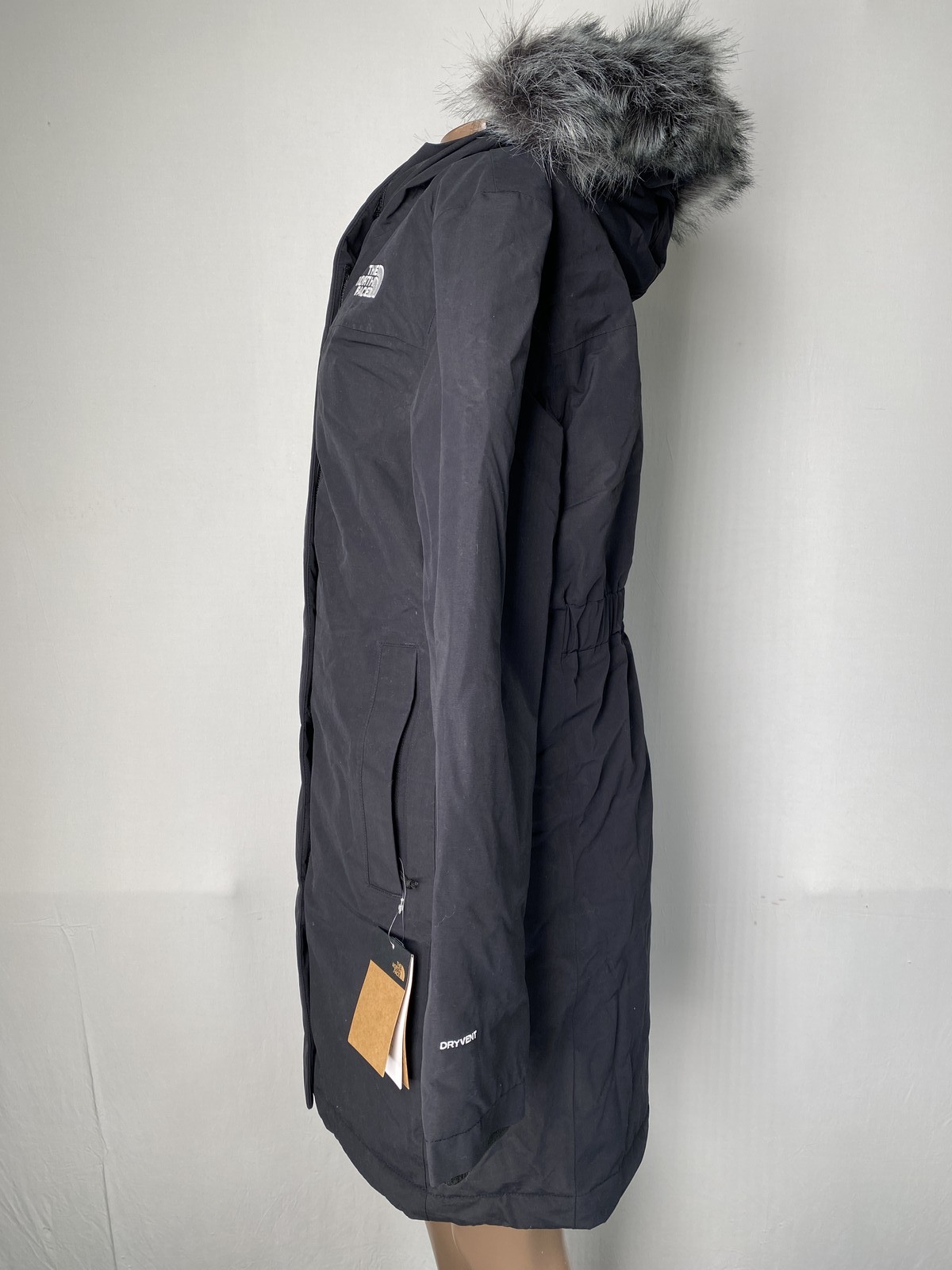 The North Face Womens Jacket Black Size S Arctica Parka Hooded Nylon Blend thumbnail 3