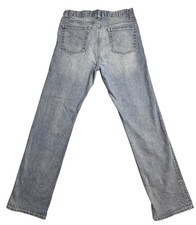 Old Navy Flex Straight Jeans Boys 18 Regular Light Wash Blue Stretch Denim Youth