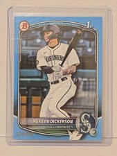 2025 Bowman Draft Korbyn Dickerson 1st Bowman Sky Blue Border /499