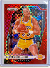 Kareem Abdul Jabbar #/75 Prizm Red Power 2024-25 Panini Numbered Card HOF #279