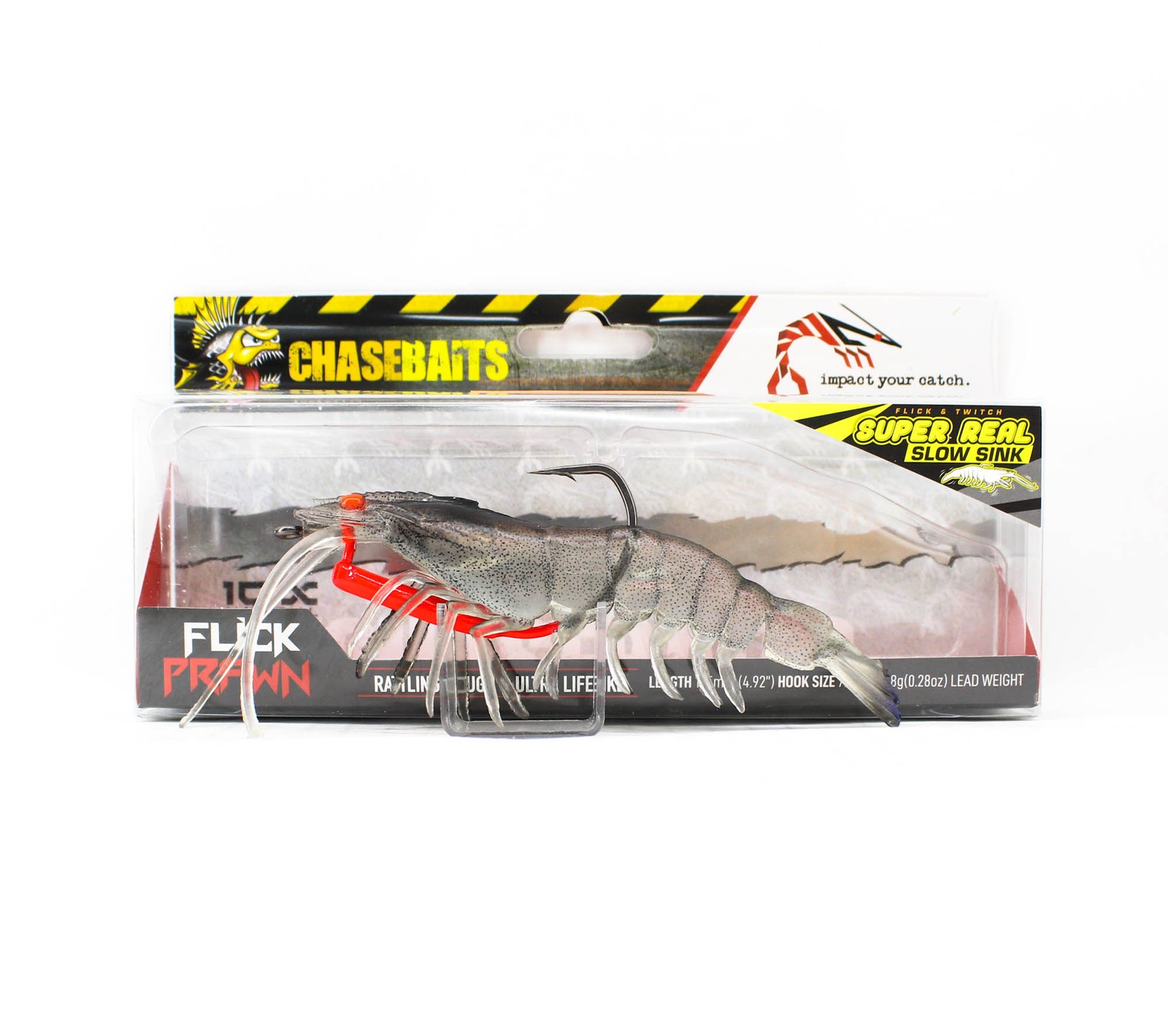 Chasebaits Flick Prawn 125 mm 8 grams Sinking Lure 06 (4833)