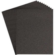 AOZHONG 180 Grit Sand Paper, 9 x 11 Inch, 10 Pcs Wet Dry Sandpaper Sheets, Si...