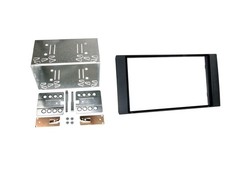 Einbaurahmen Set Doppel DIN Autoradio für Ford Focus Fusion Fiesta 2004-2013 sch