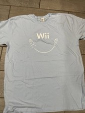 Vintage Nintendo Wii Light Blue T Shirt XL 2008